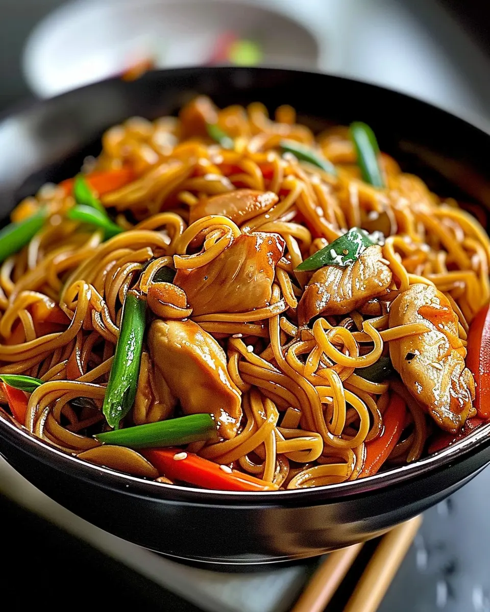 Delicious Chicken Lo Mein Recipe for Easy Meals with Turkey Bacon