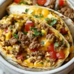 Crockpot Breakfast Burrito Filling