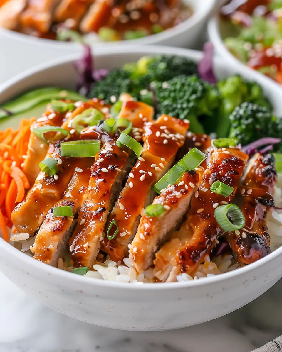 Healthy Sticky Chicken Bowls Recipe That Everyone Will Love