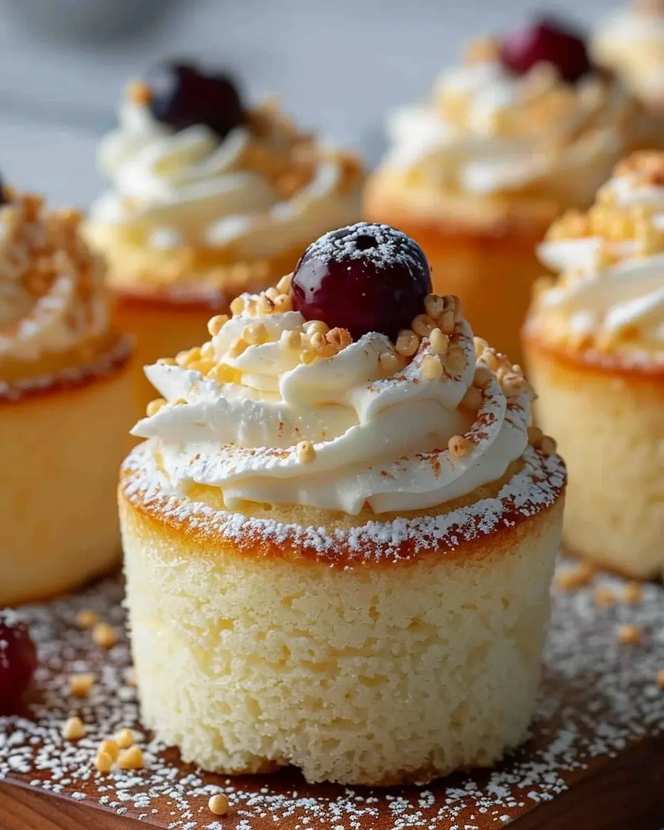 Fluffy Japanese Cotton Cheesecake Cupcakes: A Light Delight for Everyone