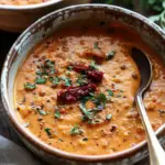 Creamy Lentil Sun-Dried Tomato Soup