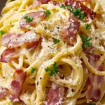 Creamy Bacon Carbonara Pasta