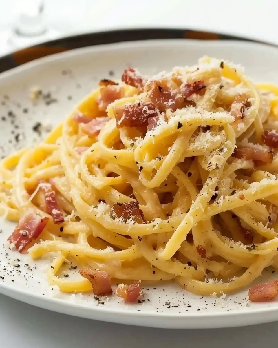 Best Carbonara in Rome: Indulgent Recipe with Turkey Bacon and Chicken Ham