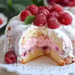 Raspberry Angel Food Cake