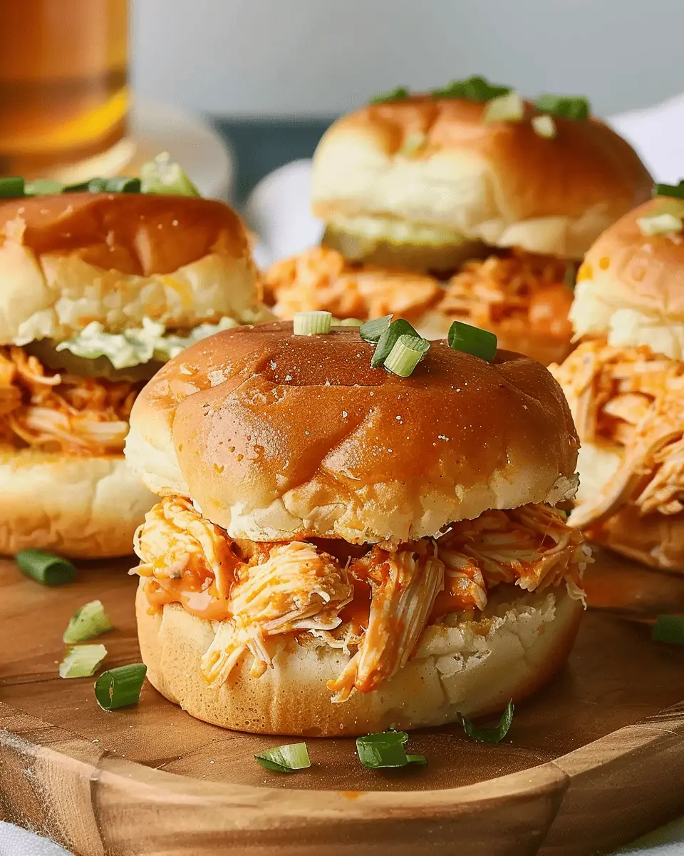 Buffalo Chicken Sliders: Easy, Indulgent Comfort Food Delight