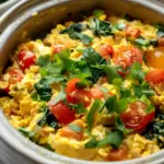 Crockpot Egg and Veggie Scramble