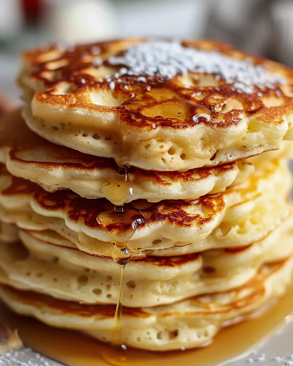 High-Protein Fluffy Pancakes with Turkey Bacon Delight