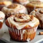 Cinnamon Roll Protein Muffins