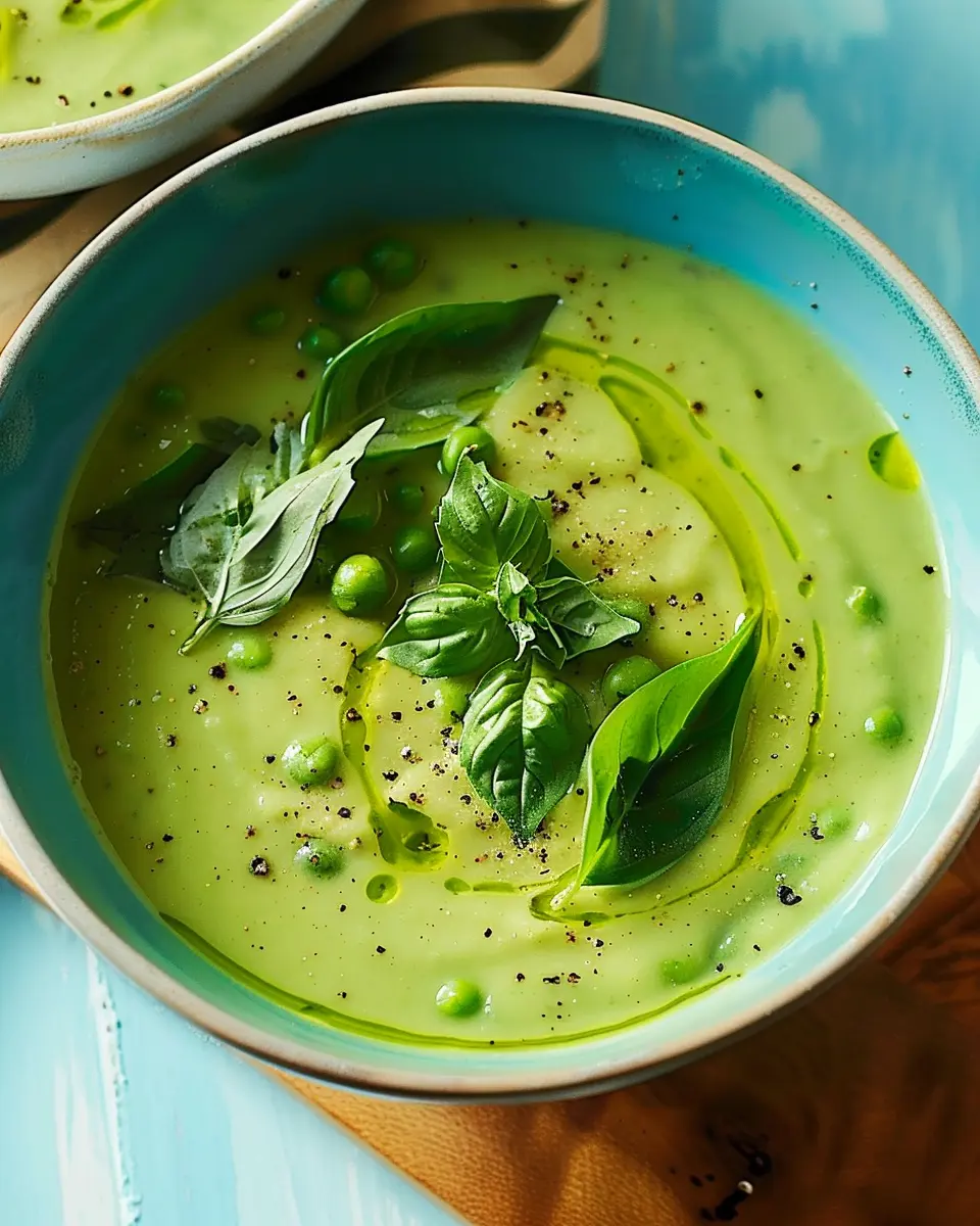 Creamy Basil and Pea Soup: Your Best Comfort Food in Minutes