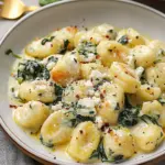 Creamy Spinach and Feta Gnocchi, gluten-free