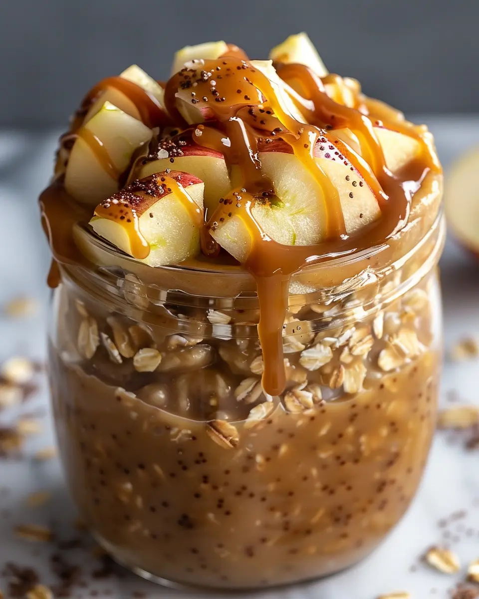 Caramel Apple Overnight Oats: Irresistibly Easy and Delicious