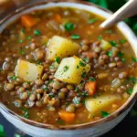 Easy Lentil Potato Soup Recipe