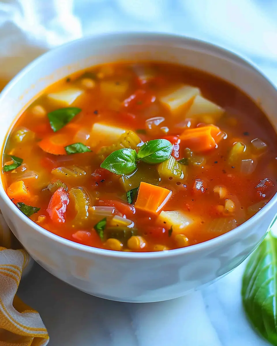 Vegetable Soup Delight: Easy Homemade Recipe for Cozy Nights