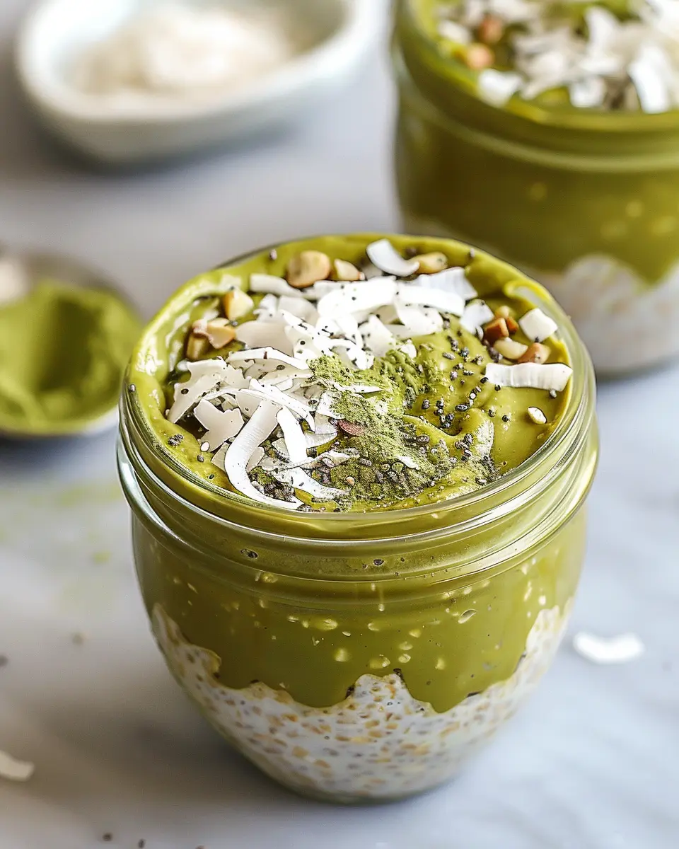 Matcha Coconut Overnight Oats: Easy, Nourishing Breakfast Delight