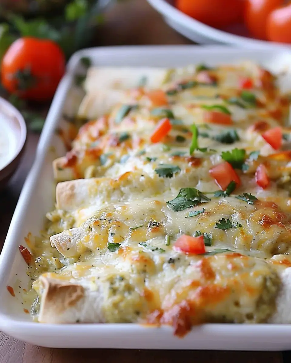 Creamy Green Chile Chicken Enchiladas: The Best Comfort Food Recipe