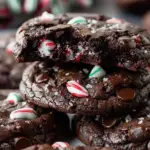 Peppermint Brownie Cookies
