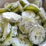 Creamy Cucumber Salad