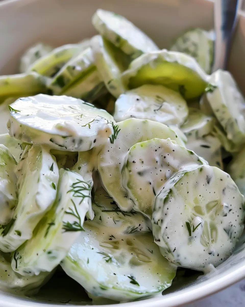 Creamy Cucumber Salad with Turkey Bacon: A Refreshing Delight