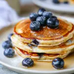 Greek Yogurt Pancakes with Blueberries