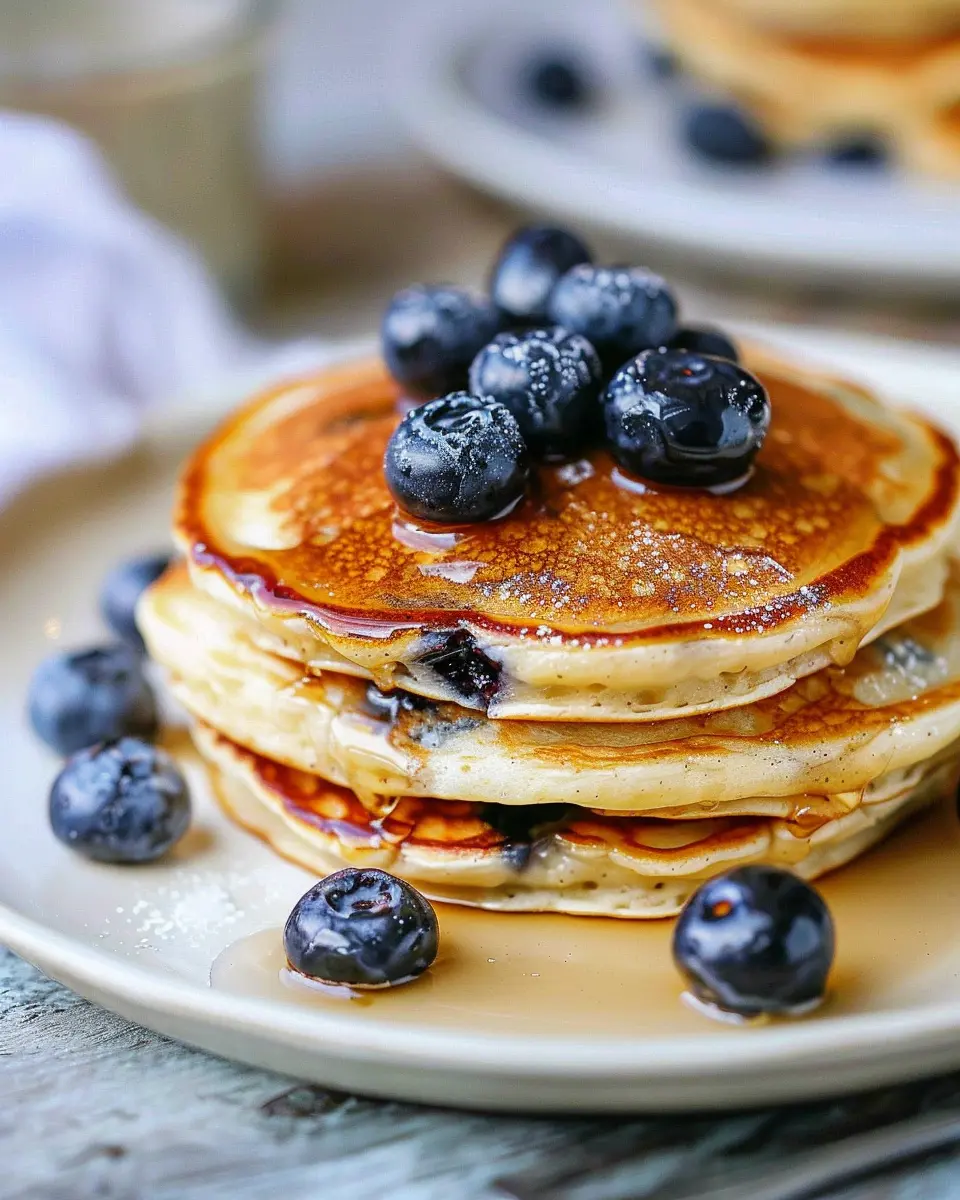 Greek Yogurt Pancakes with Blueberries: Easy &amp; Delicious Morning Treat