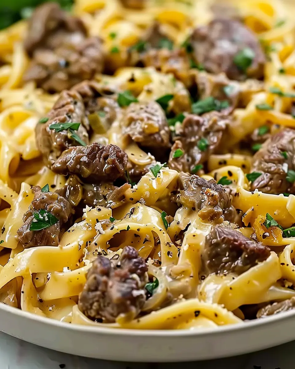Beef and Garlic Butter Pasta Recipe: Easy Comfort Food Delight