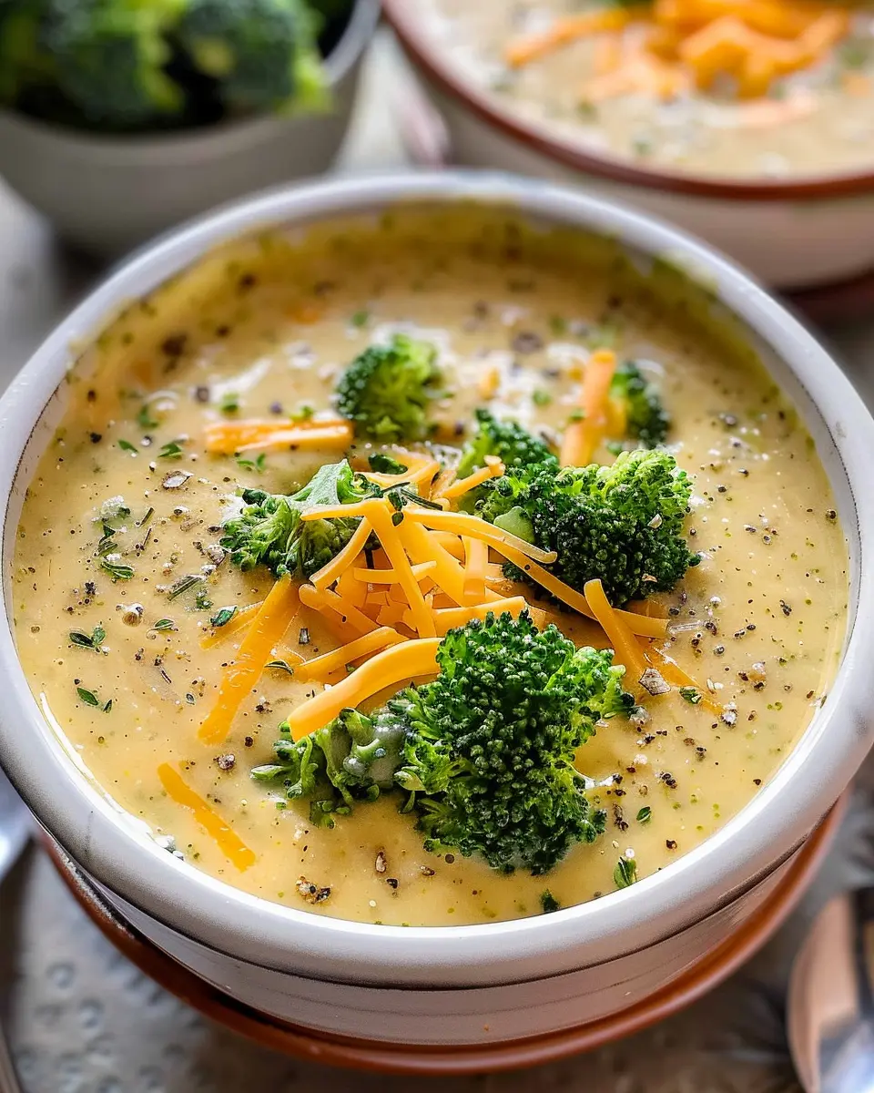 Broccoli Cheddar Soup: Easy Comfort Food with Turkey Bacon Twist