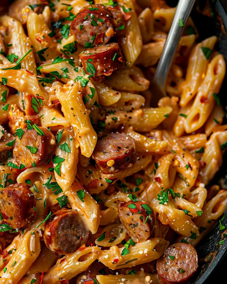 Creamy Cajun Sausage Pasta: A Comforting Weeknight Delight