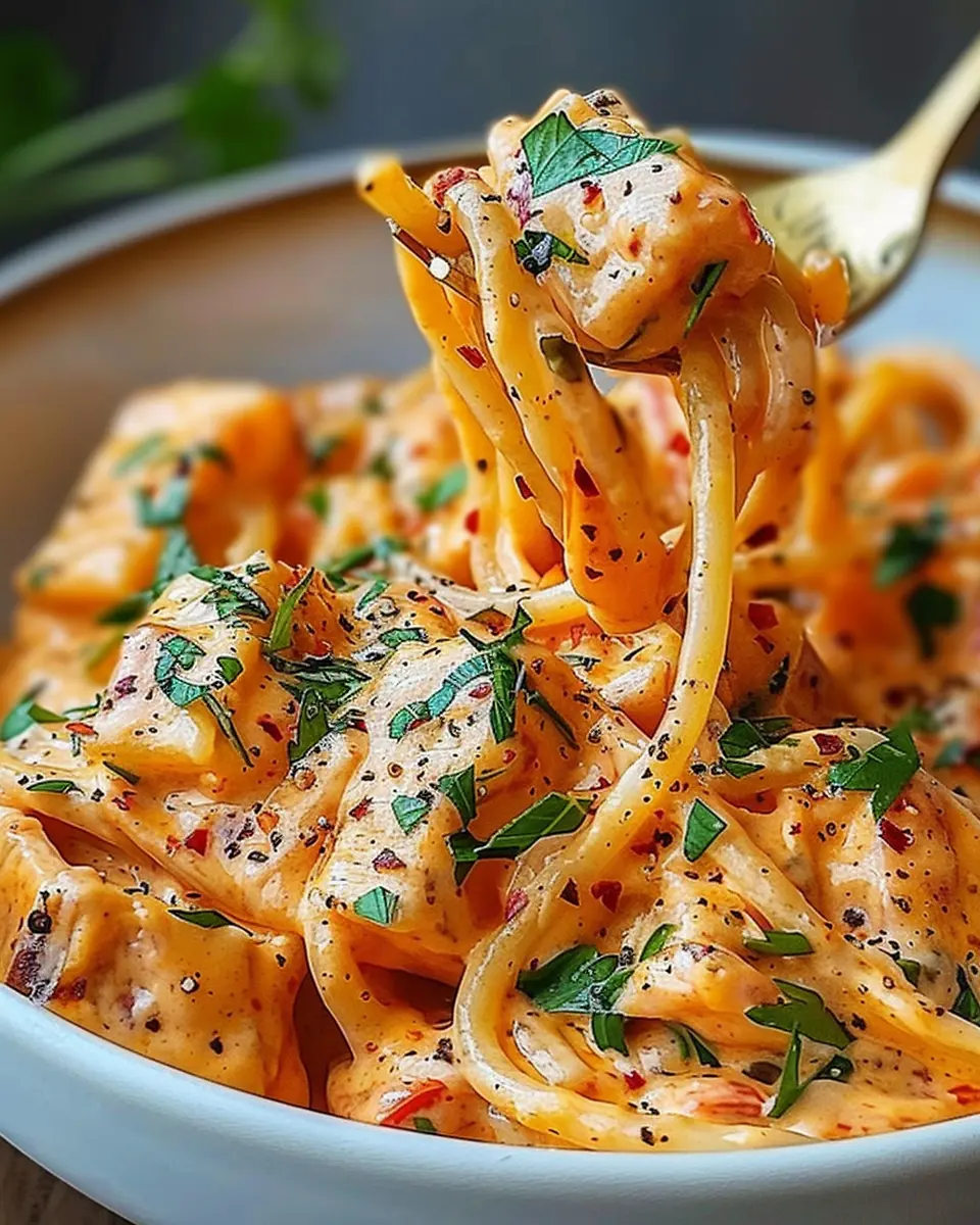 Indulge in Creamy Tomato Garlic Pasta for a Comforting Dinner