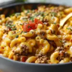 One-Pot Cheeseburger Macaroni