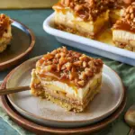 Apple Caramel Cheesecake Bars
