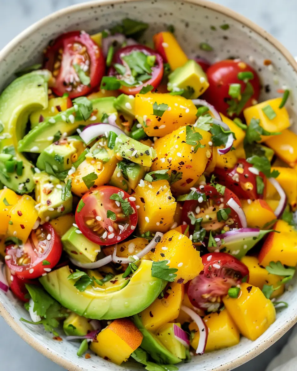 Mango Avocado Salad: A Refreshing Twist for Home Cooks