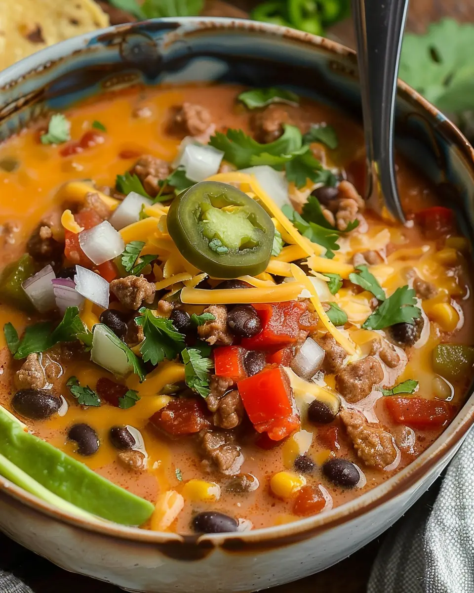 Creamy Beef Taco Soup: The Best Comfort Food for Cozy Nights