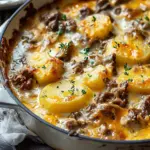 Creamy One-Pot Beef and Potato Casserole