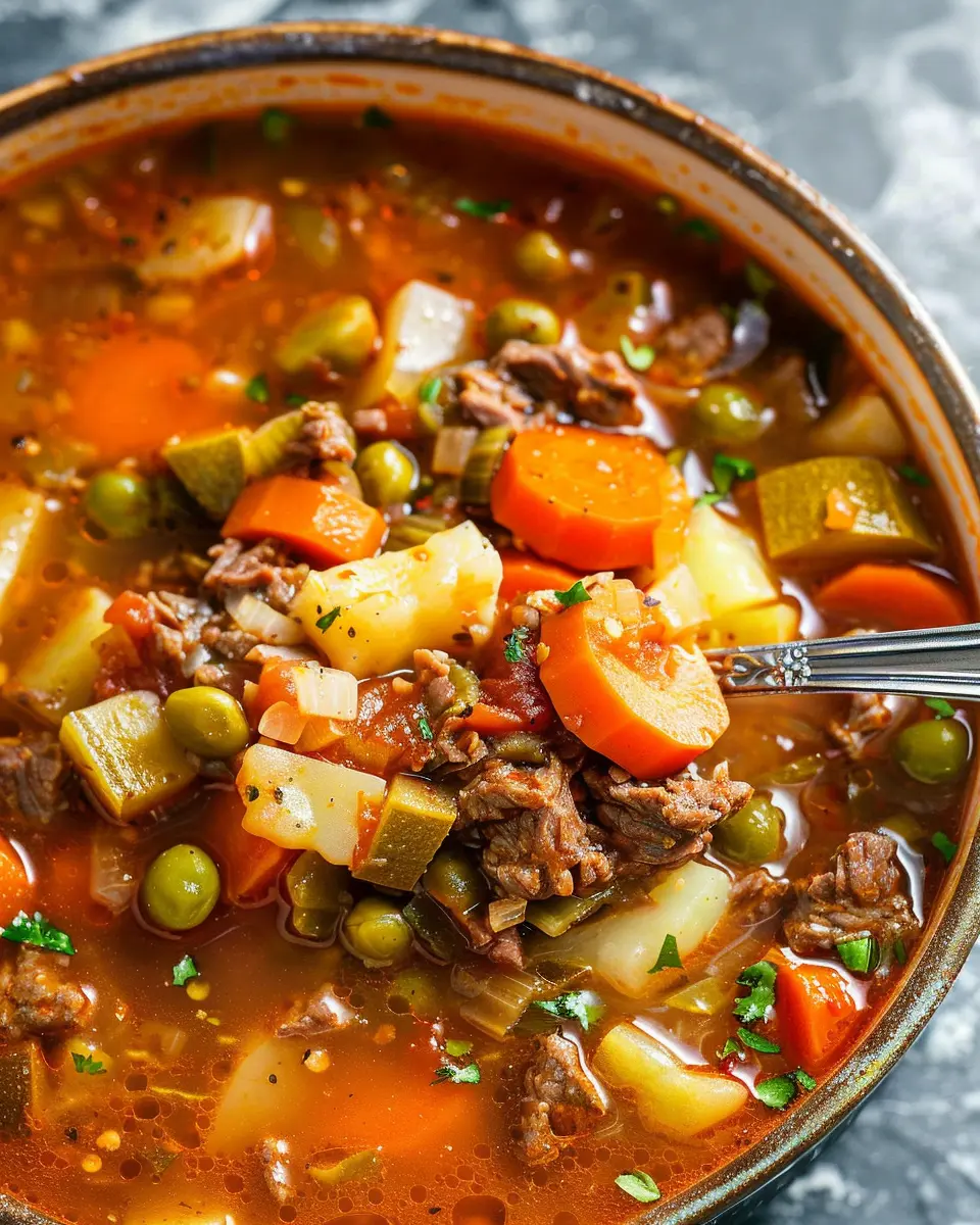 Vegetable Beef Soup: Easy Comfort Food for Cozy Nights