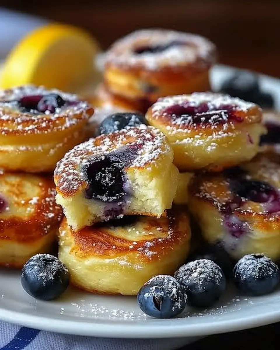 Blueberry Lemon Pancake Bites: Easy and Delicious Morning Treats