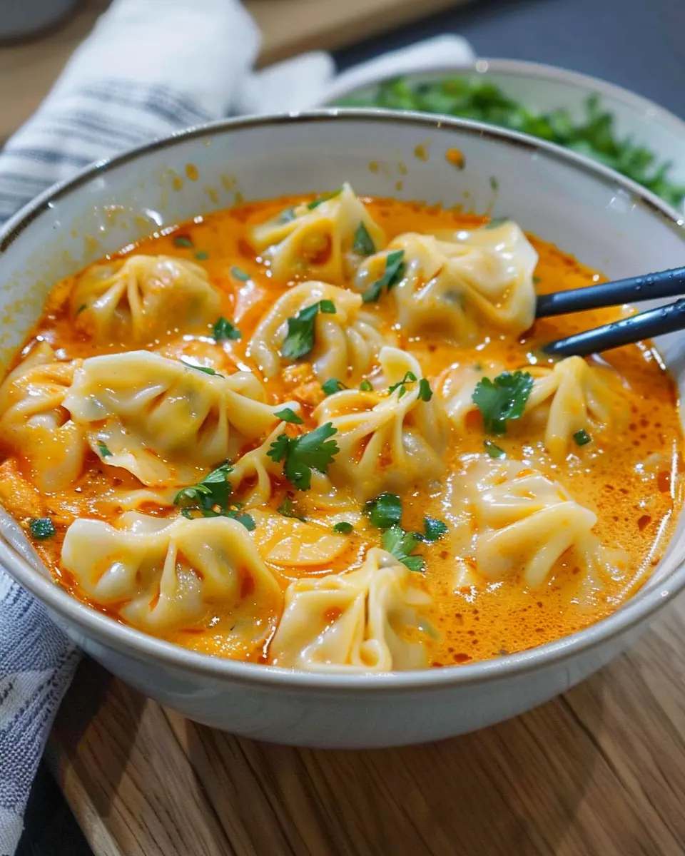 Thai Red Curry Dumpling Soup: Easy Comfort for Cozy Nights