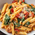One-Pot Spinach Tomato Pasta