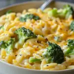 Creamy One-Pot Broccoli Cheddar Orzo