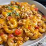 One Pot Cheesy Taco Mac