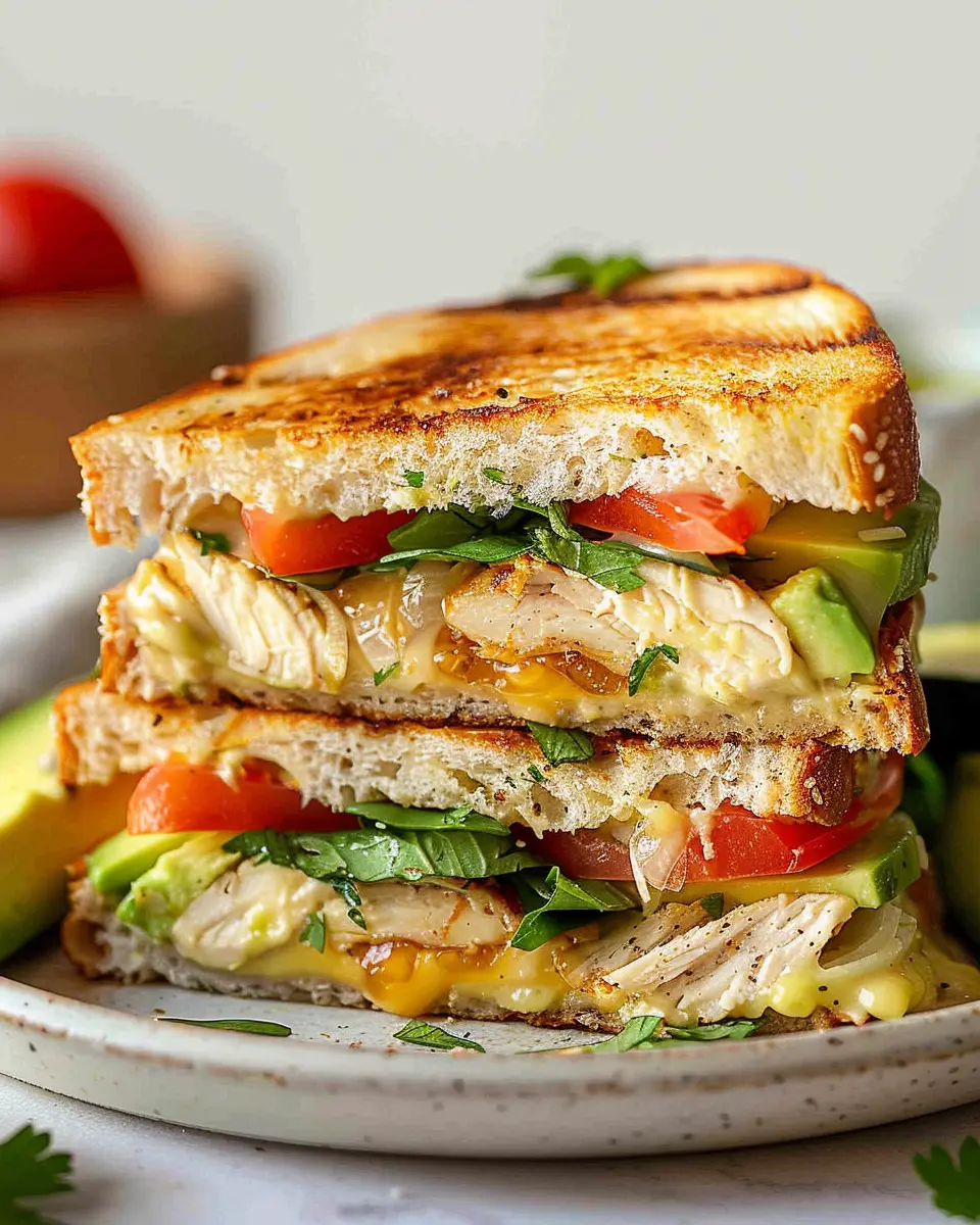 Chicken Avocado Melt Sandwich: The Best Easy Recipe for Home Cooks