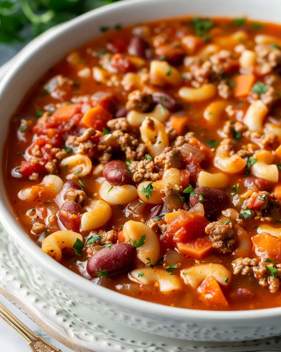 Olive Garden Pasta e Fagioli: Easy Comfort Food with Turkey Bacon