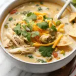 Creamy Green Chicken Enchilada Soup