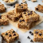 No Bake Peanut Butter Banana Oat Bars