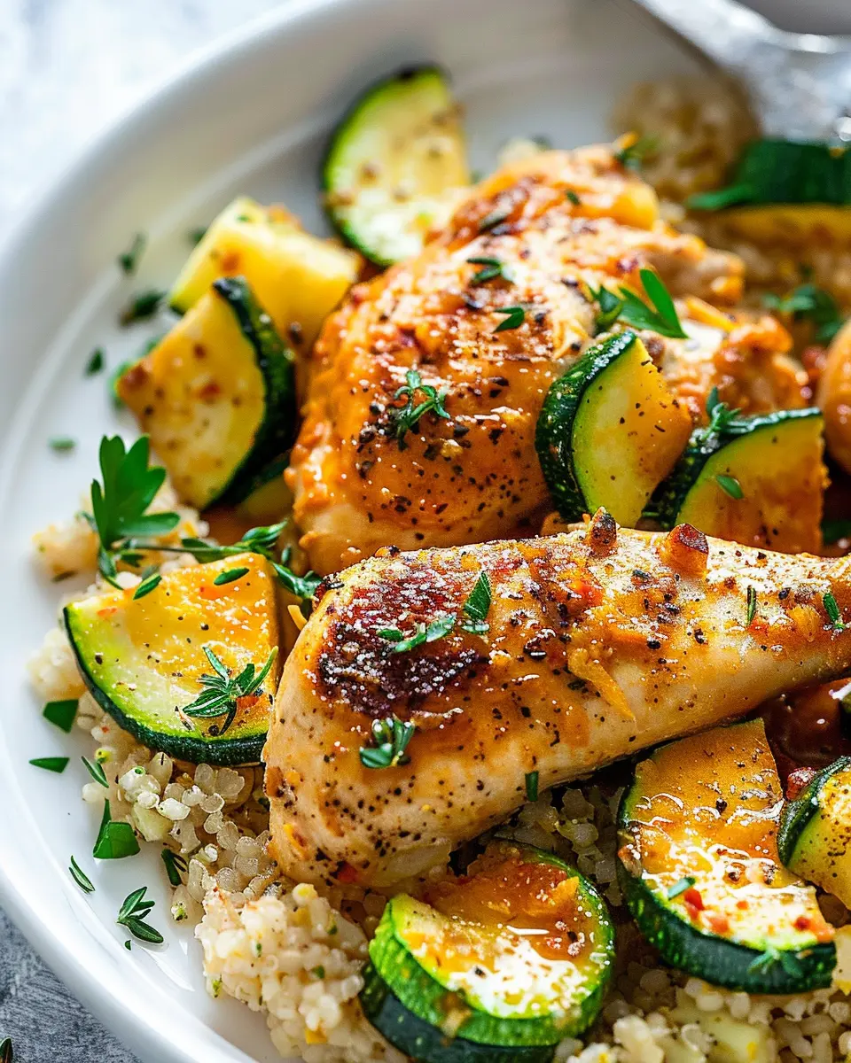 Easy Baked Chicken and Zucchini Recipe for a Healthy Dinner