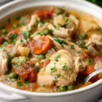 Slow Cooker Garlic Parmesan Chicken Stew