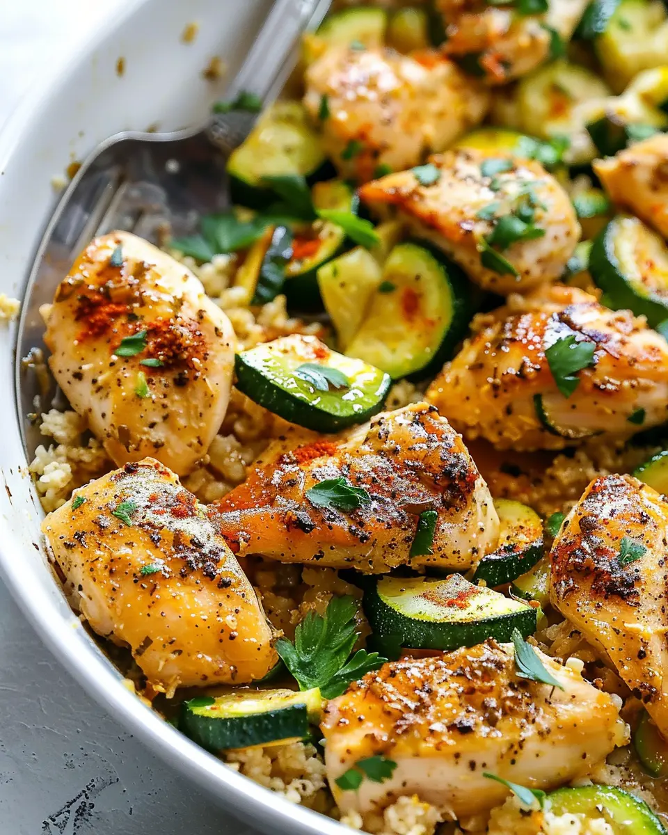 Easy Baked Chicken and Zucchini Recipe for a Flavorful Dinner