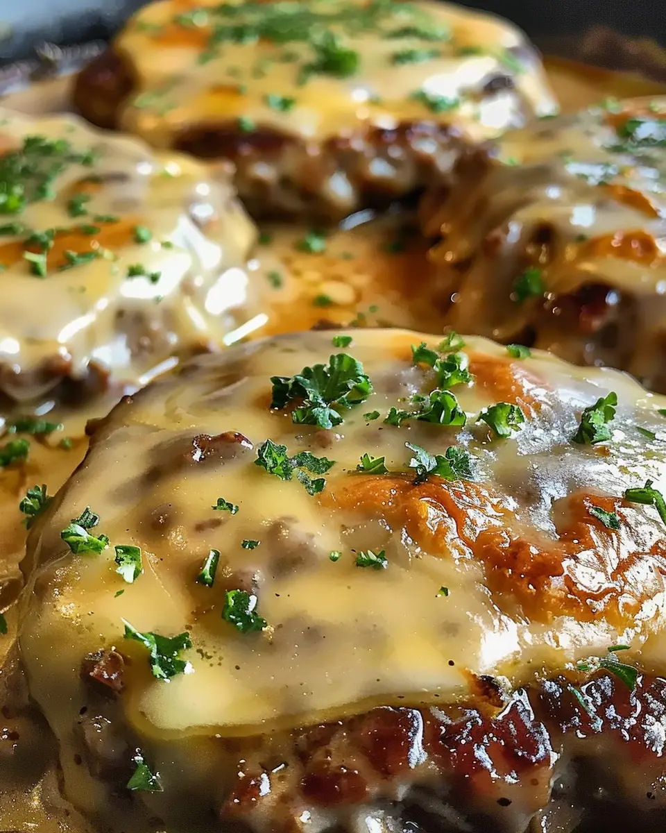 Amish Hamburger Steak Bake: Juicy Comfort Food with Turkey Bacon