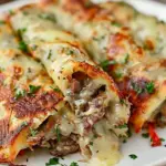 Keto Philly Cheesesteak Roll Up