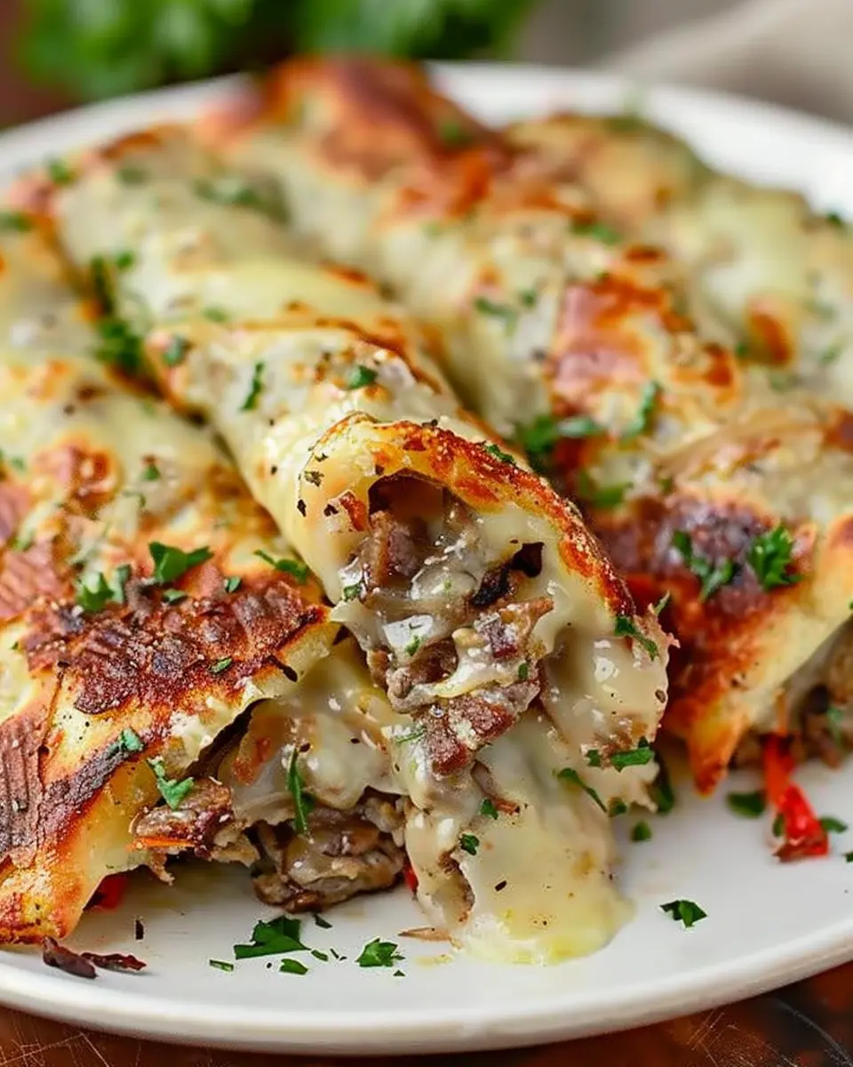 Keto Philly Cheesesteak Roll Up: Delightfully Easy and Flavorful