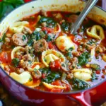 Sausage Tortellini Soup